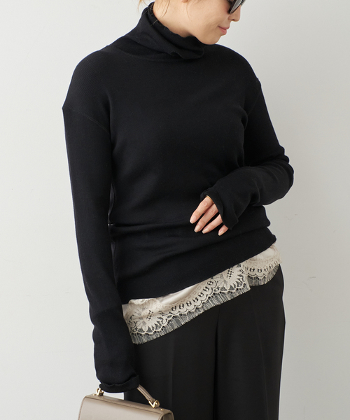 DeuxiemeClasse NewJerseyFlare SKタグ有美品38黒 DeuxiemeClasse NewJerseyFlare SKタグ有美品38黒 Deuxieme Classe