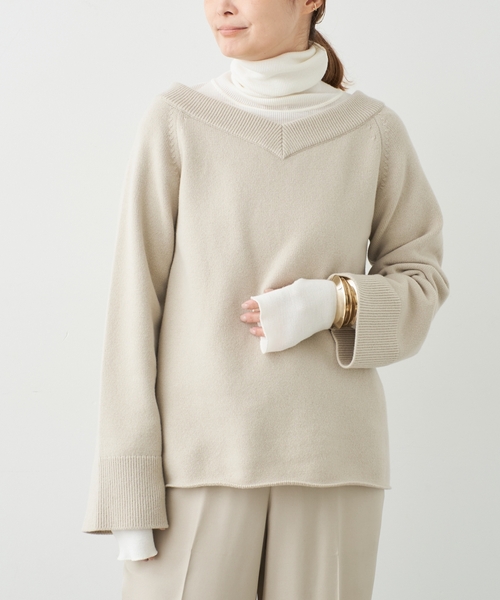 トップス Leo92oMa NIMES（ニーム） ブラウス シャツ リバティプリントフリルブラウス