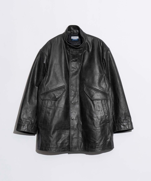 MAISON SPECIAL（メゾンスペシャル） レザーブルゾン 1 ブラック