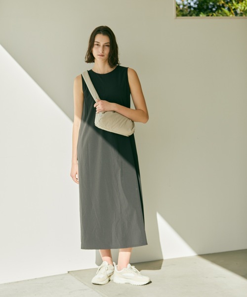 「Julier Yoga and Relax」 ノースリーブワンピース FREE ベージュ レディース_画像6