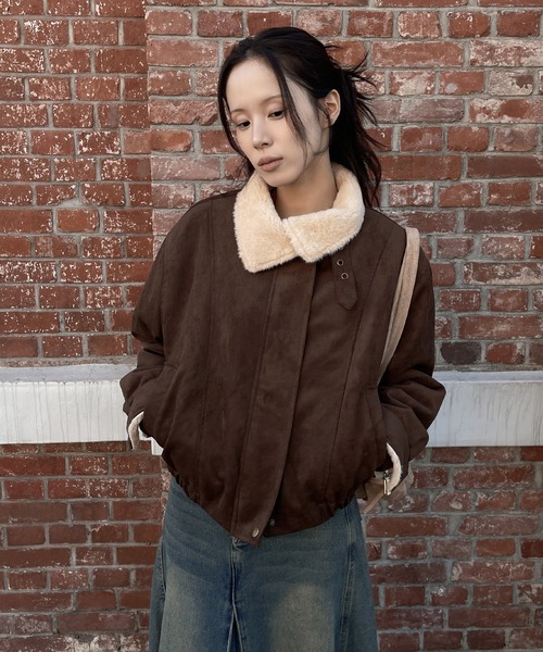 UNE MANSION（ユヌマンション） ブルゾン アウター 「ハイネック＆襟