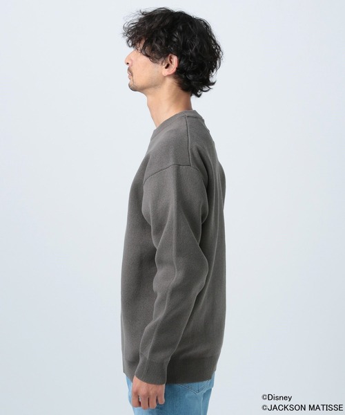 「JACKSON MATISSE」 長袖ニット FREE スカイブルー メンズ_画像4