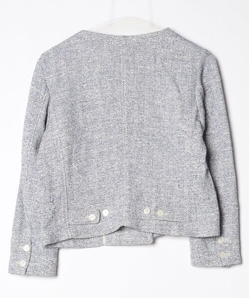 「COMPTOIR DES COTONNIERS」 ノーカラージャケット 9 ブルー レディース_画像2