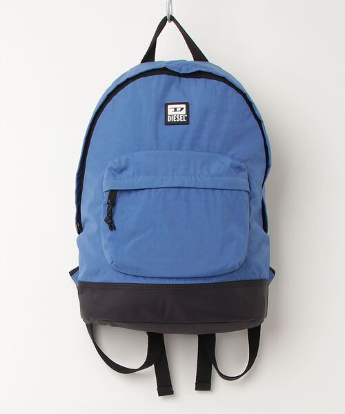 DIESEL リュック デニム ヴィンテージ加工 ブルー系 DIESEL（ディーゼル） ワンポイントリュック - ブルー メンズ