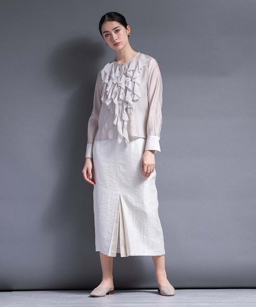 「RAW FUDGE」 タイトスカート M オフホワイト レディース_画像8