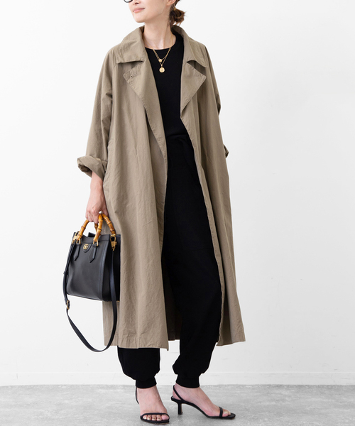 今期　新品タグ付　ドゥーズィーエムクラス　トレンチコート Deuxieme Classe（ドゥーズィエムクラス） トレンチコート FREE カーキ