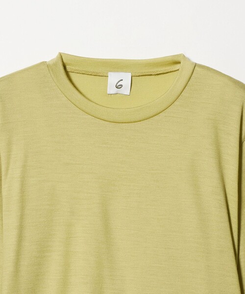 6 tシャツ 「6(ROKU)」ビスチェ トップス イエロー レディース