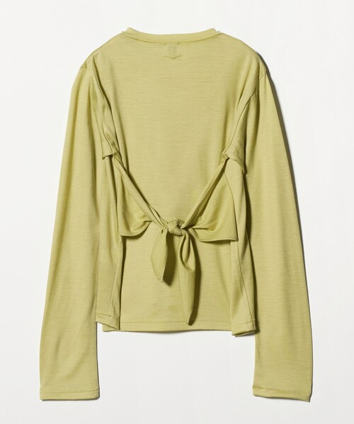 6 tシャツ 「6(ROKU)」ビスチェ トップス イエロー レディース