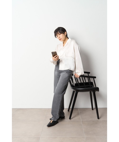 MIESROHE（ミースロエ） 長袖シャツ FREE ホワイト レディース