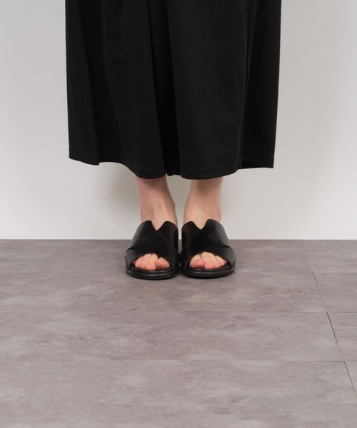 「CORSO ROMA,9」 フラットサンダル 37 ダークブラウン レディース_画像4