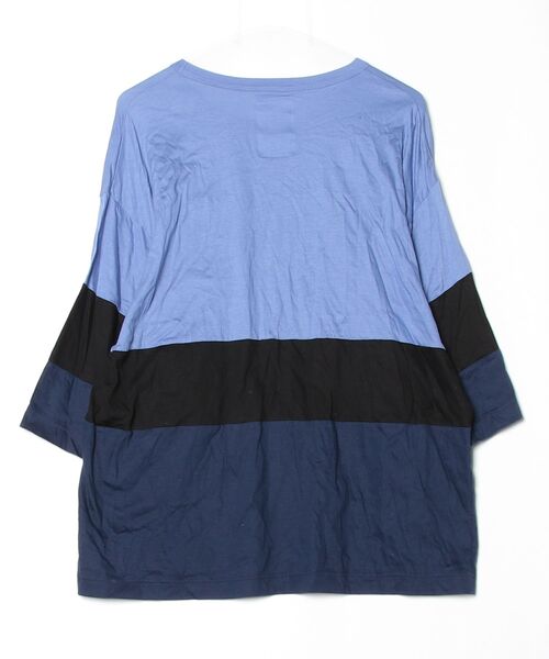 「SHAREEF」 半袖Tシャツ 1 ブルー メンズ_画像2