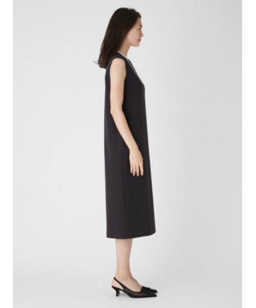 「Mila Owen」 ノースリーブワンピース 1 グレー レディース_画像6
