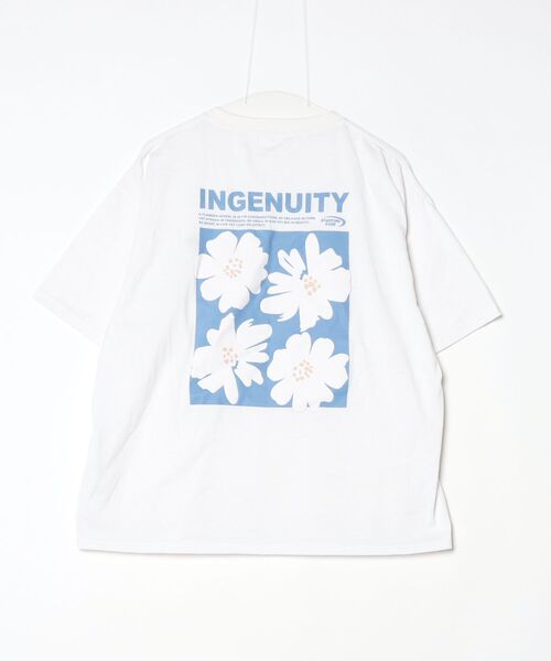 「Starting Over」 半袖Tシャツ M ホワイト系その他 メンズ_画像2