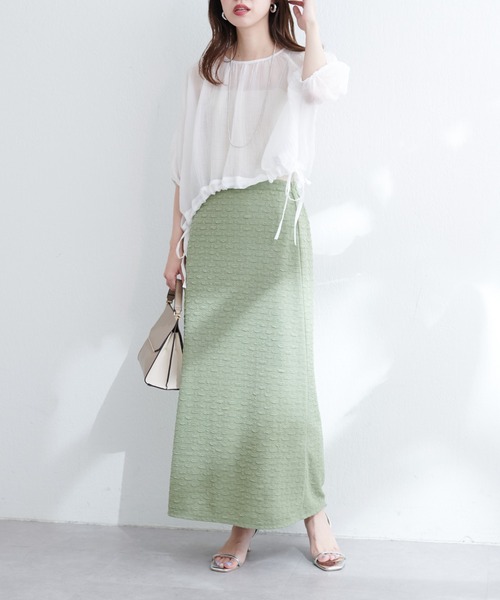 「natural couture」 キャミソールワンピース FREE ピンク レディース_画像9
