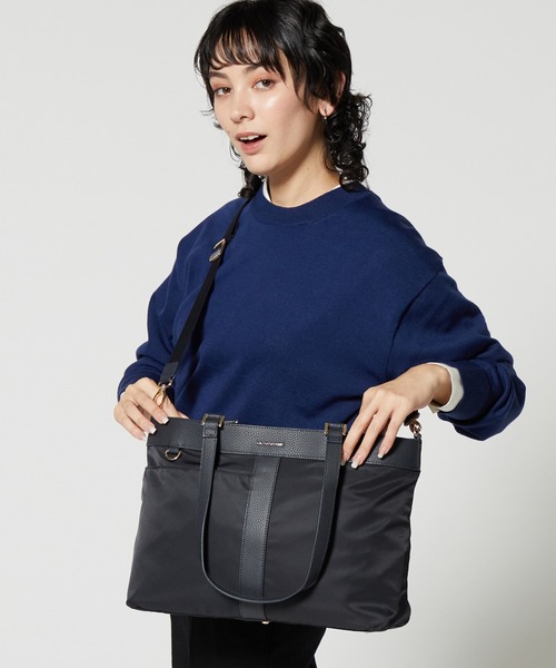 「LA BAGAGERIE」 2WAYバッグ FREE ネイビー レディース_画像9