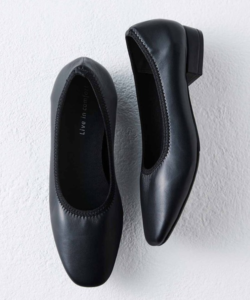 「Live in comfort」 シューズ 5 ブラック レディース_画像5