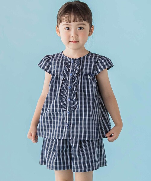 BeBe Petits Pois Vert（ベベ プチ ポワ ヴェール） セットアップ 