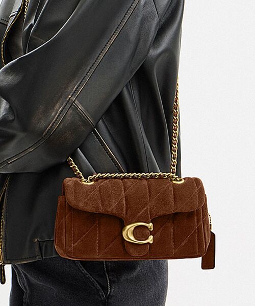 COACH タビー 20 キルティング ショルダーバッグ　ブラック　ゴールド金具 COACH（コーチ） ショルダーバッグ バッグ タビー ショルダー バッグ
