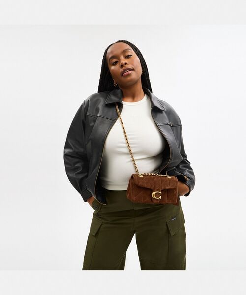 COACH タビー 20 キルティング ショルダーバッグ　ブラック　ゴールド金具 COACH（コーチ） ショルダーバッグ バッグ タビー ショルダー バッグ