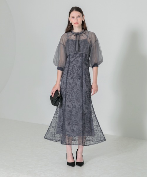 Leja（レジャ） コンビワンピース MEDIUM ブルー レディース