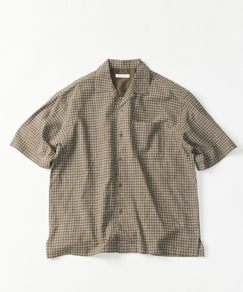 FREAK'S STORE（フリークスストア） シャツ 半袖 LINEN COTTON OPEN