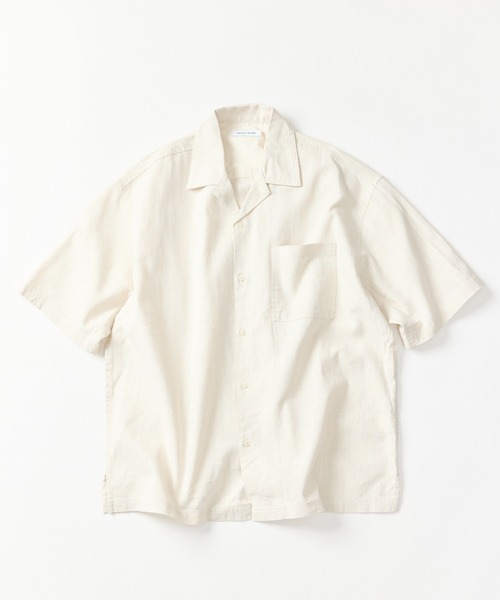 FREAK'S STORE（フリークスストア） シャツ 半袖 LINEN COTTON OPEN
