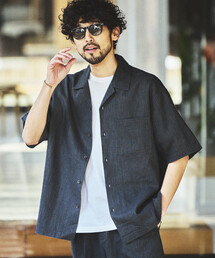 FREAK'S STORE（フリークスストア） シャツ 半袖 LINEN COTTON OPEN