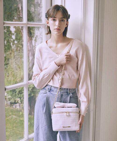 メゾンドフルールショルダーバッグ未使用 Maison de FLEUR（メゾンドフルール） ショルダーバッグ バッグ