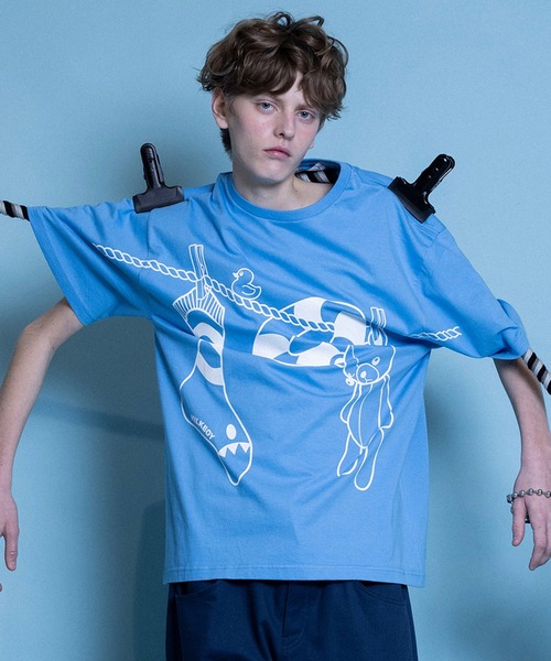 新品 MILKBOY PARACHUTE TEE ハーネス付き MILKBOY（ミルクボーイ） tシャツ HANGING Tシャツ レディース メンズ