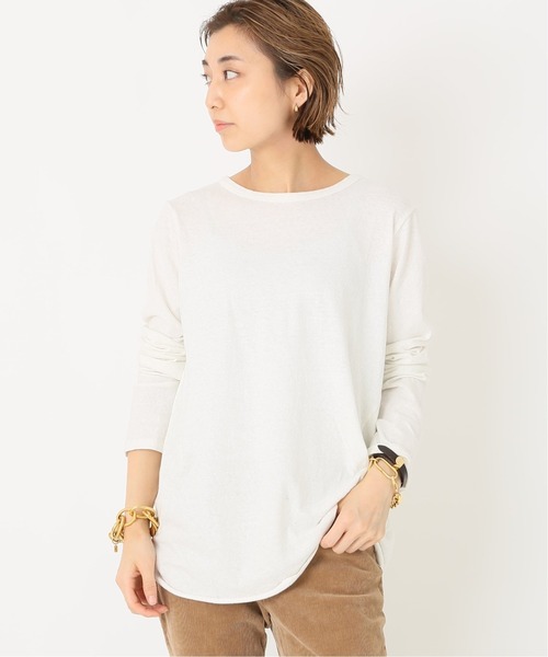 「Deuxieme Classe」 長袖カットソー - ベージュ レディース_画像6
