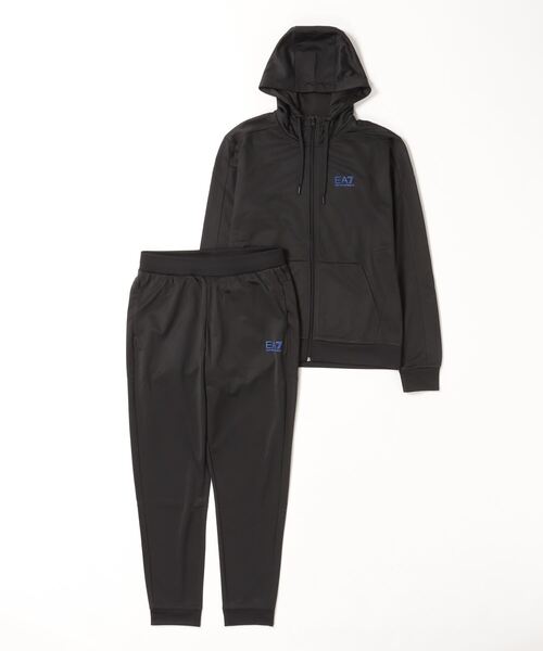 EA7 ブラック　セットアップ EA7 「EMPORIO ARMANI EA7」 セットアップ SMALL ブラック メンズ