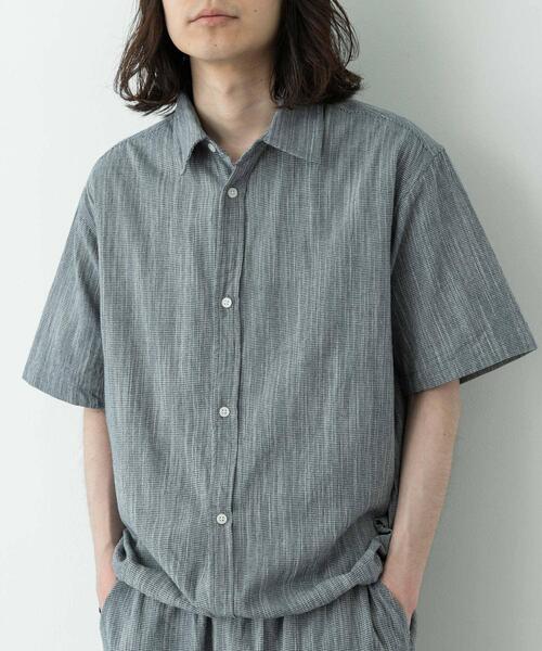 URBAN RESEARCH Sonny Label シャツ 半袖 ミニ千鳥格子コンパクト