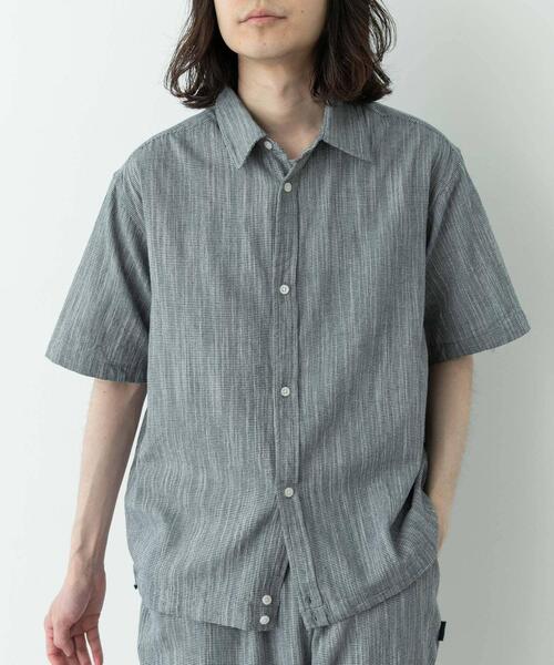 バ*ン様 タイトリスト変わり千鳥格子半袖ボタンダウンシャツS URBAN RESEARCH Sonny Label シャツ 半袖 ミニ千鳥格子コンパクト