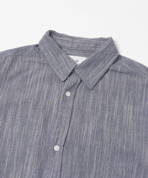 URBAN RESEARCH Sonny Label シャツ 半袖 ミニ千鳥格子コンパクト