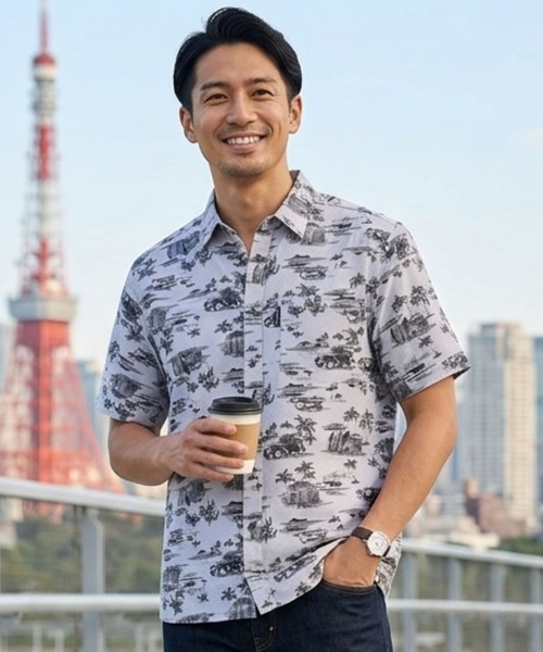 KANSAI YAMAMOTO HOMME シャツ 半袖 「KANSAI HOMME/カンサイヤマモト