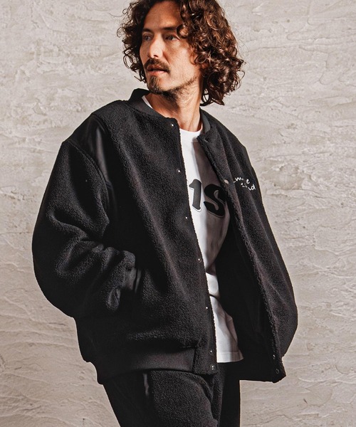 スタジャン 無地 黒 adidas アディダス スタジャン L ナイロン BLK