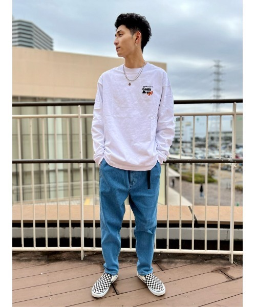 「BACK NUMBER」 パンツ S ライトインディゴブルー メンズ_画像8