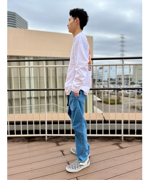 「BACK NUMBER」 パンツ S ライトインディゴブルー メンズ_画像9
