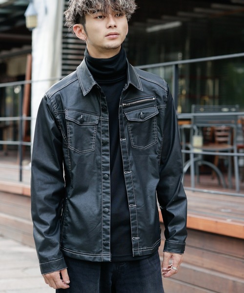 「London Denim」 デニムジャケット MEDIUM ブラック メンズ_画像2