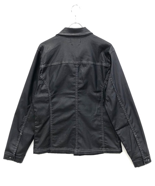 「London Denim」 デニムジャケット MEDIUM ブラック メンズ_画像7