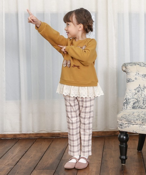 「Biquette Club」 「KIDS」パンツ 90cm ローズ キッズ_画像9