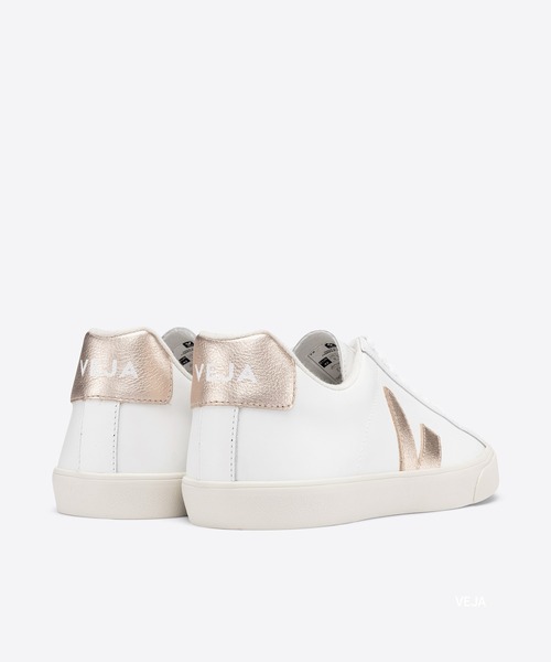 「VEJA」 ローカットスニーカー 37 ホワイト×シルバー レディース_画像6