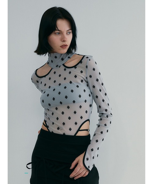 「SORIN」 長袖カットソー 38 ベージュ レディース_画像2