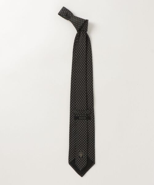 GUCCI グッチ ネクタイ ブラック タイガー ハイブランド ソリッド系 黒色 GUCCI（グッチ） ネクタイ - ブラック メンズ : ZOZOTOWN Yahoo!店