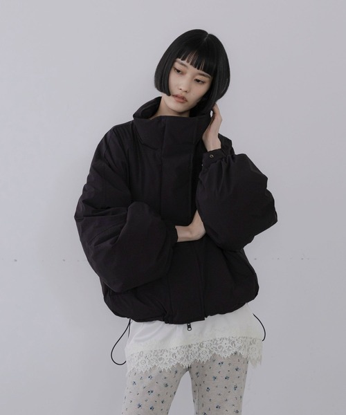 新品タグ付 LOWRYS FARM モンスターショートコート 黒 LOWRYS FARM（ローリーズファーム） ブルゾン アウター リバーシブル