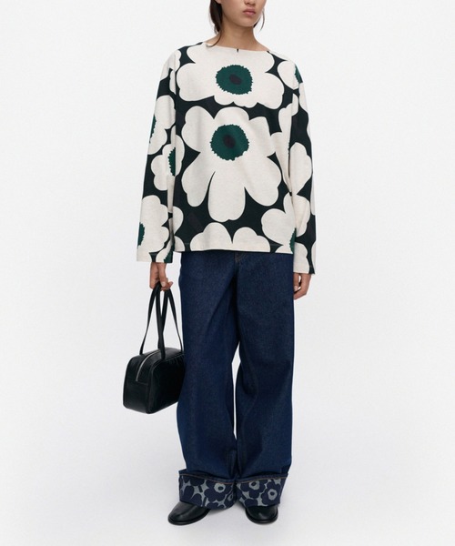 marimekko（マリメッコ） tシャツ Huljua Unikko / shirt レディース