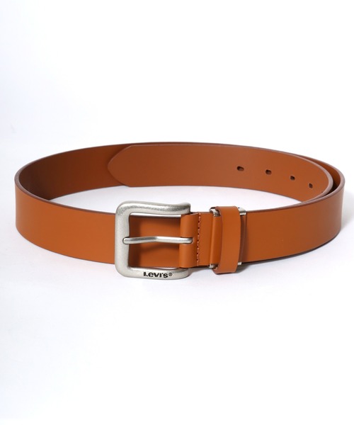 Levi's（リーバイス） ベルト 入学式 Leather Belt/35mm 牛革 スクエア