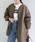 ジャケット ノーカラージャケット オーバーサイ...の詳細画像1