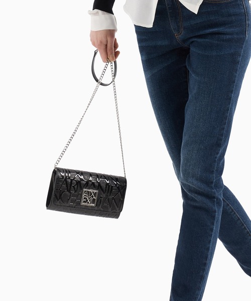 AX Exchange ロゴプリント 長財布 ARMANI EXCHANGE 財布 「A|X アルマーニ エクスチェンジ