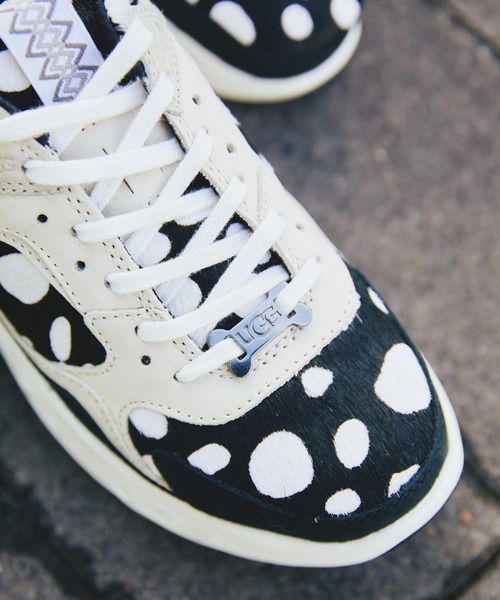 スニーカー UGG CA805 DALMATIAN / アグ ダルメシアン 【SP 【新作入荷!!】 ダルメシアン スニーカー ハラコ 24cm 1度試着のみ ugg スニーカー